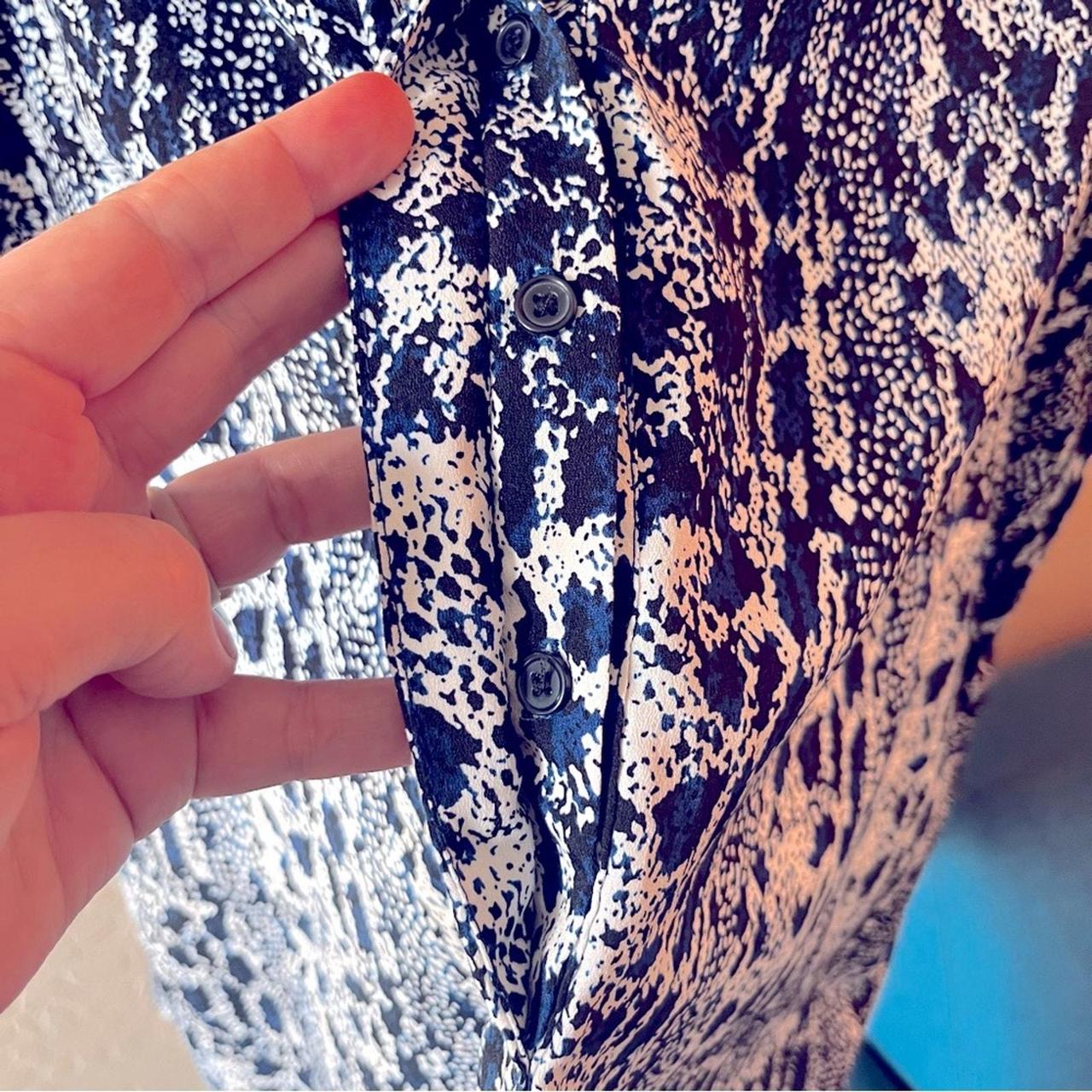 Source Unknown Women's Blouse - Black/White - L –… - image 4