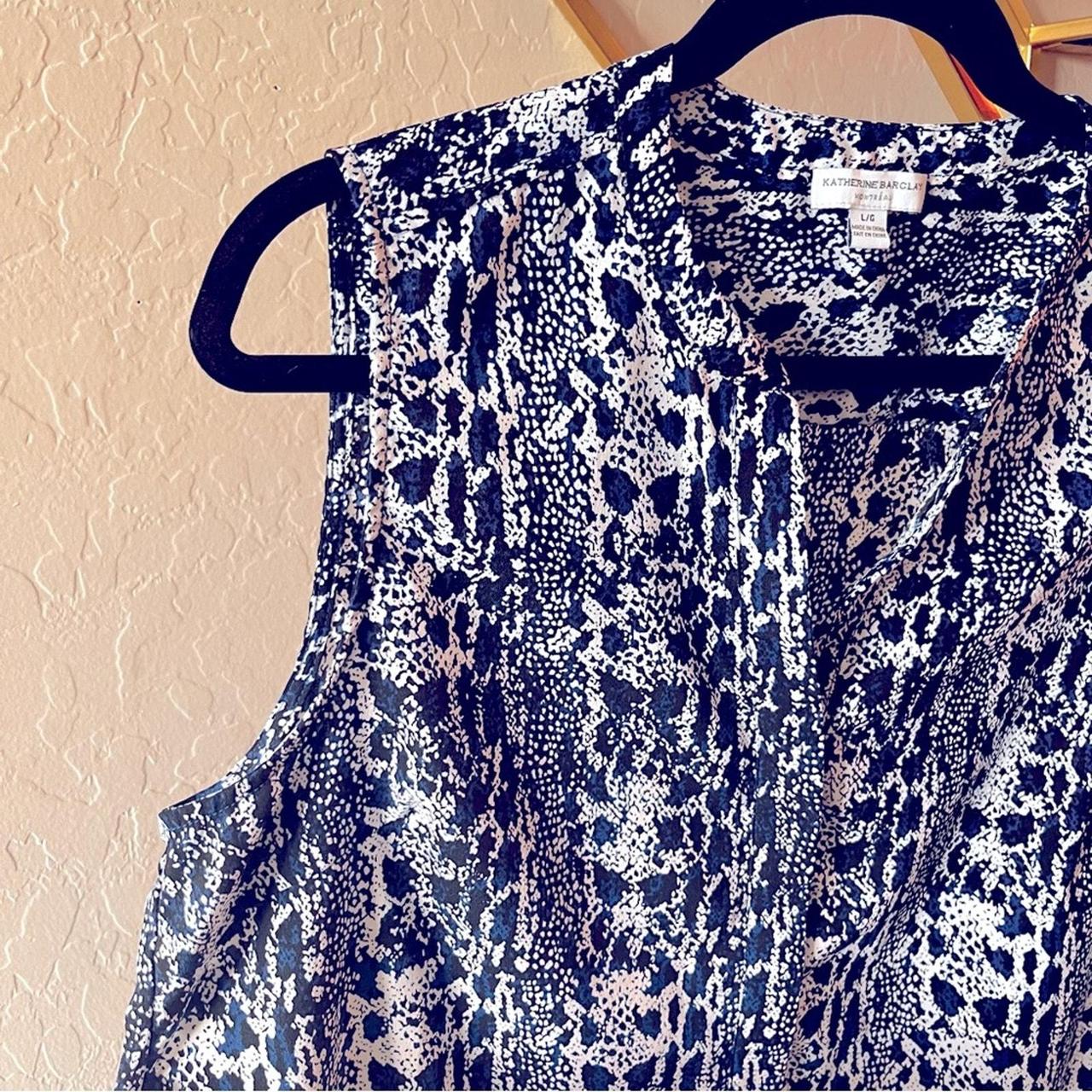 Source Unknown Women's Blouse - Black/White - L –… - image 3