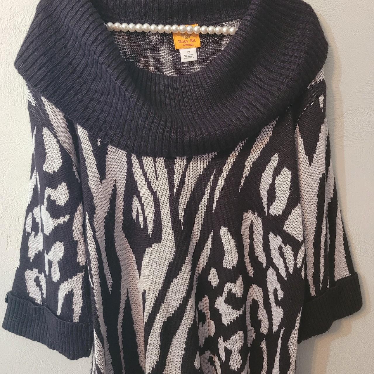 Ruby Rd. Women's Sweater - Black/Multi – Ruby Rd … - image 2