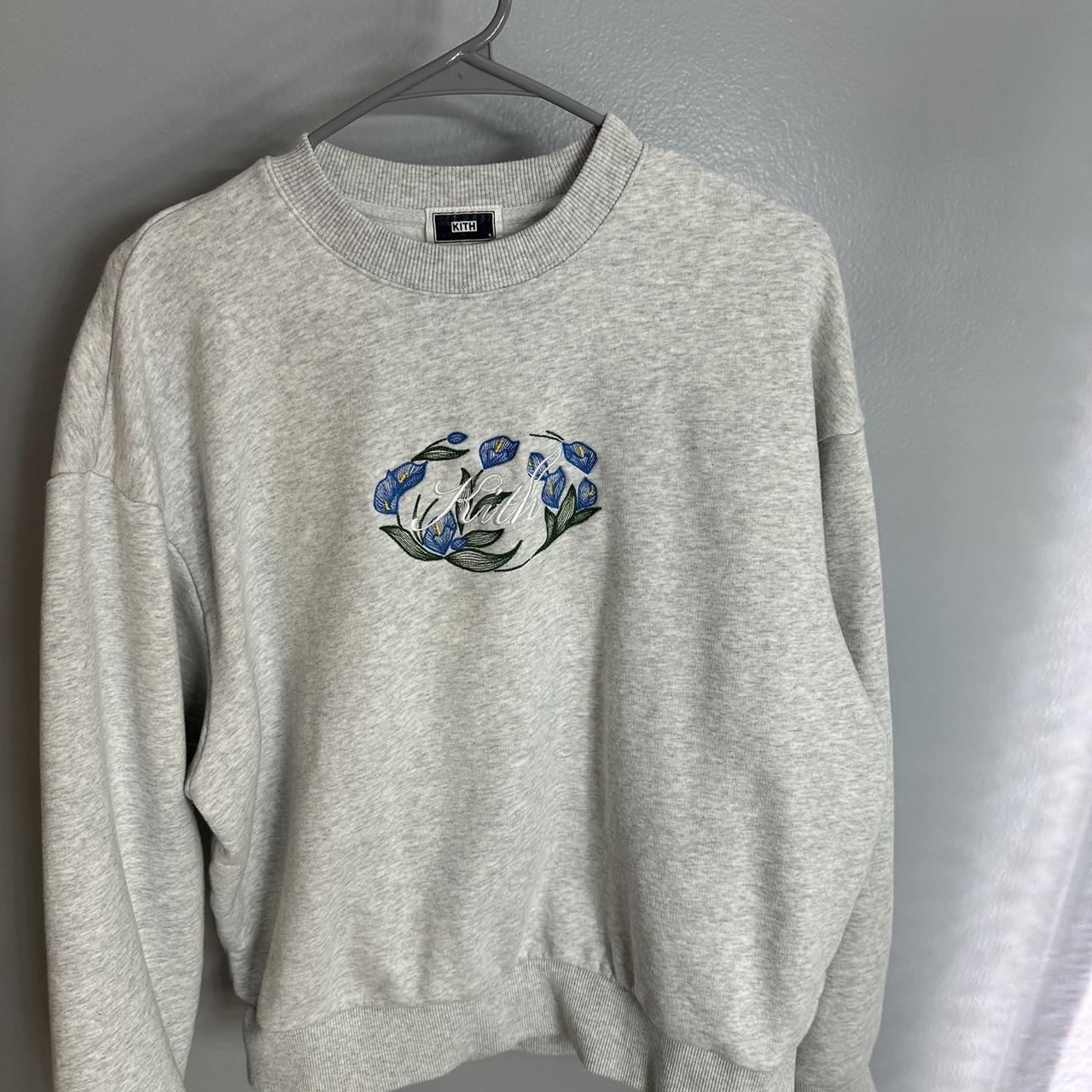 Kith logo floral crewneck 100 authentic purchased