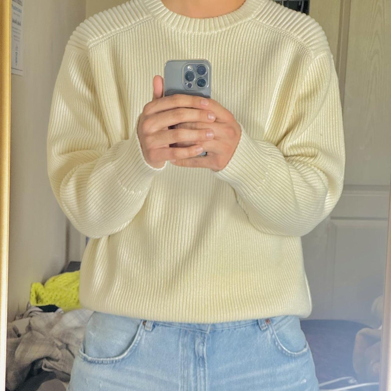 Cream sweater Not worn at all originally bought for... - Depop