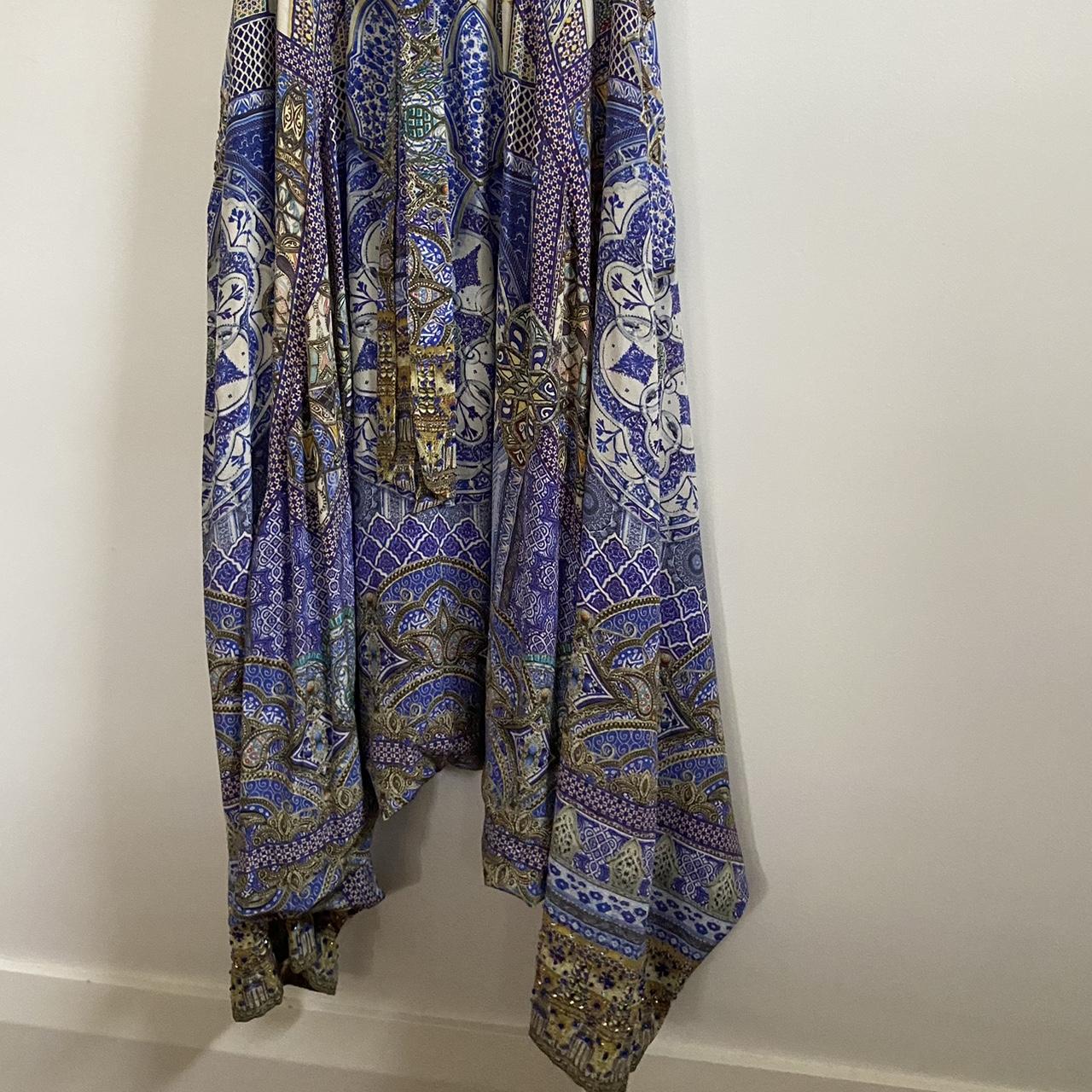 Camilla Silk harem pants Crystal. Depop