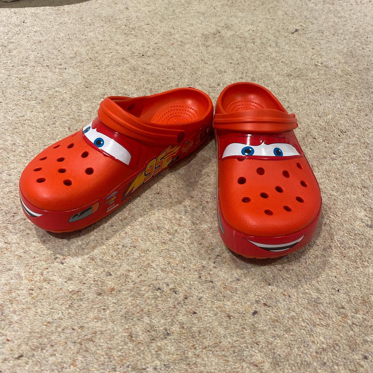 Lightning McQueen Style Crocs 💰BARGAIN💰 🚨DONT... Depop