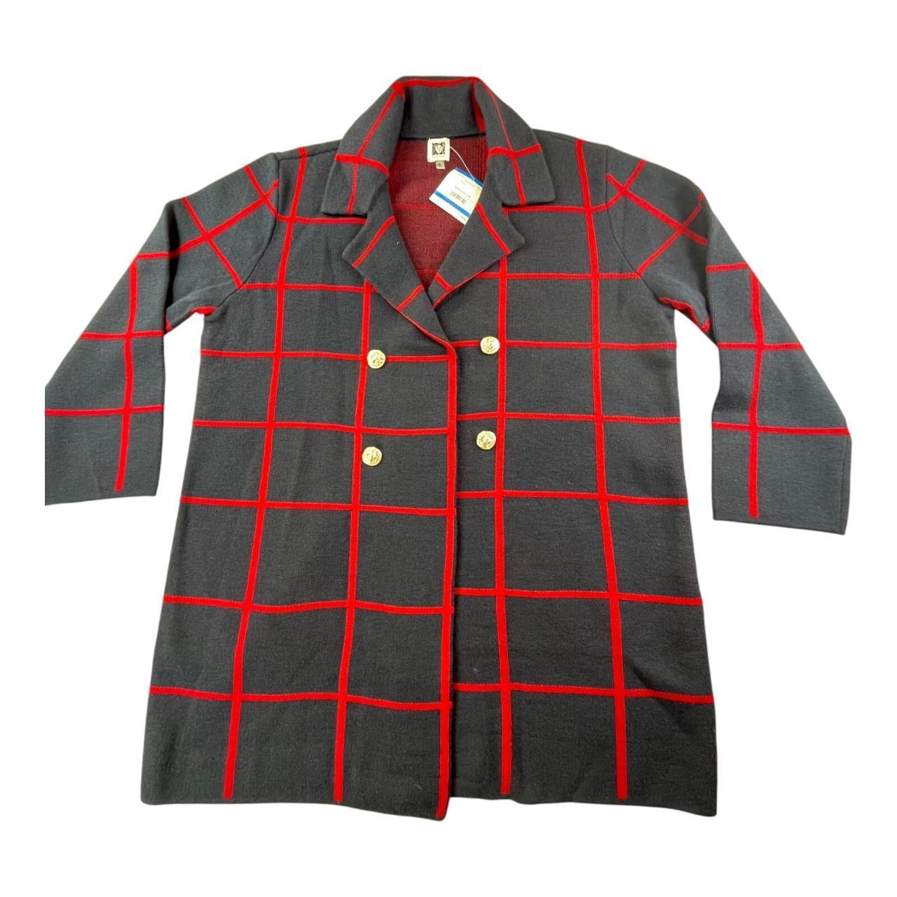 Anne Klein Cardigan Sweater Women's XL Open Depop