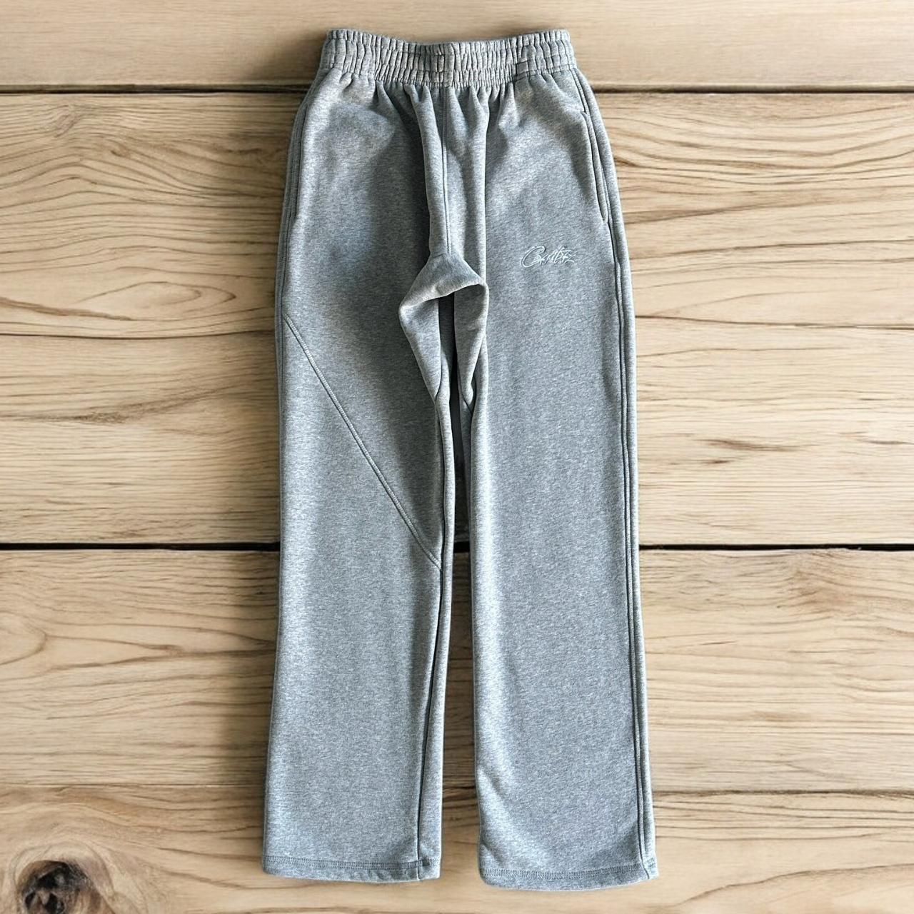 🔥 Corteiz Allstarz HMP Open Leg Joggers Grey Sizes... Depop