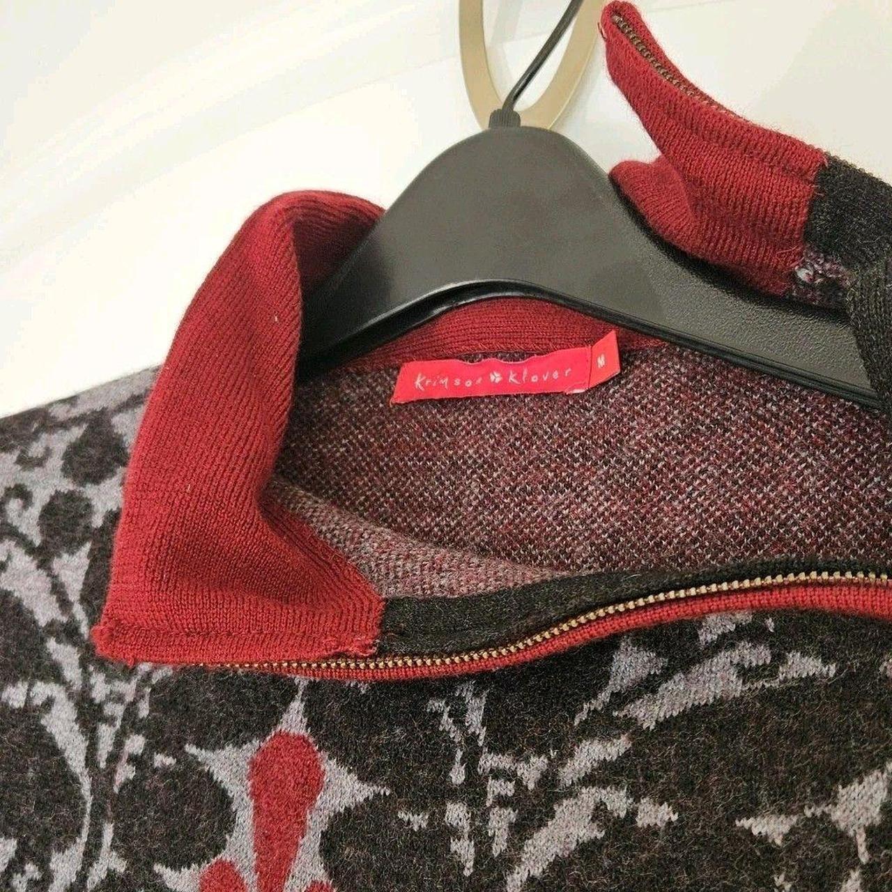 Source Unknown Women's Sweater - Black/Red - M – … - image 3