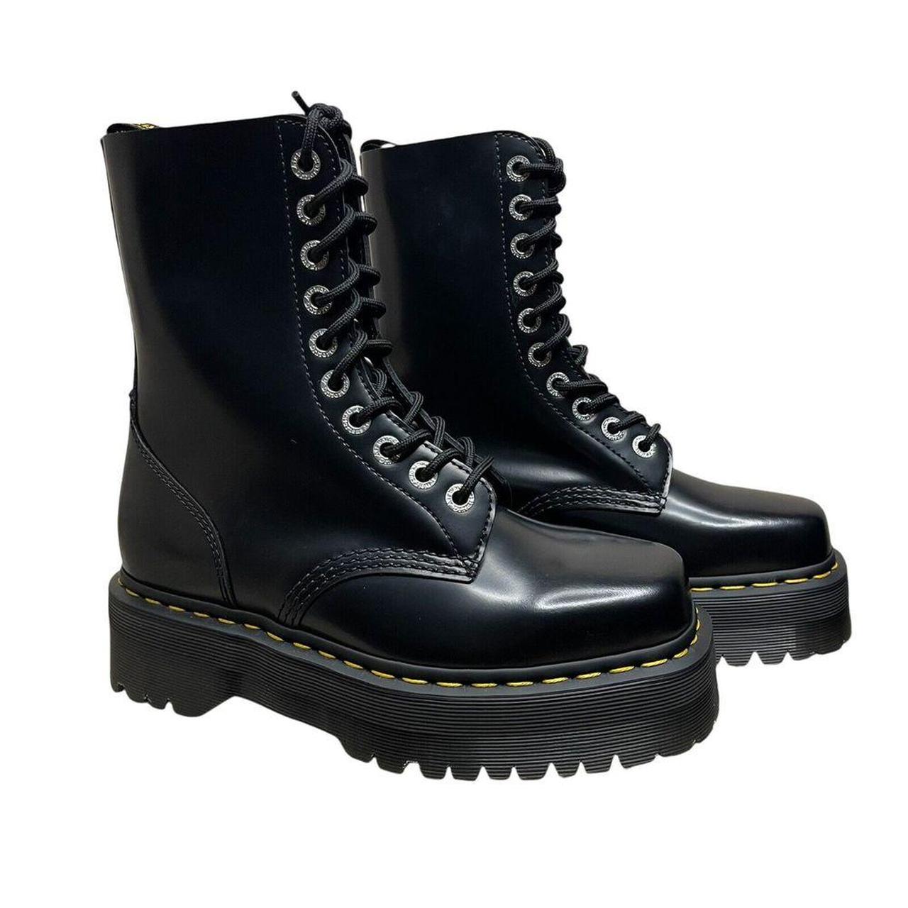 Doc Martens 1490 Quad Squared Black Chunky Sole. Depop