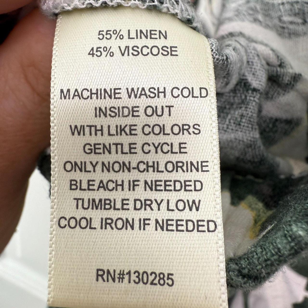 Source Unknown Women's Pants - Green/White - M – … - image 6