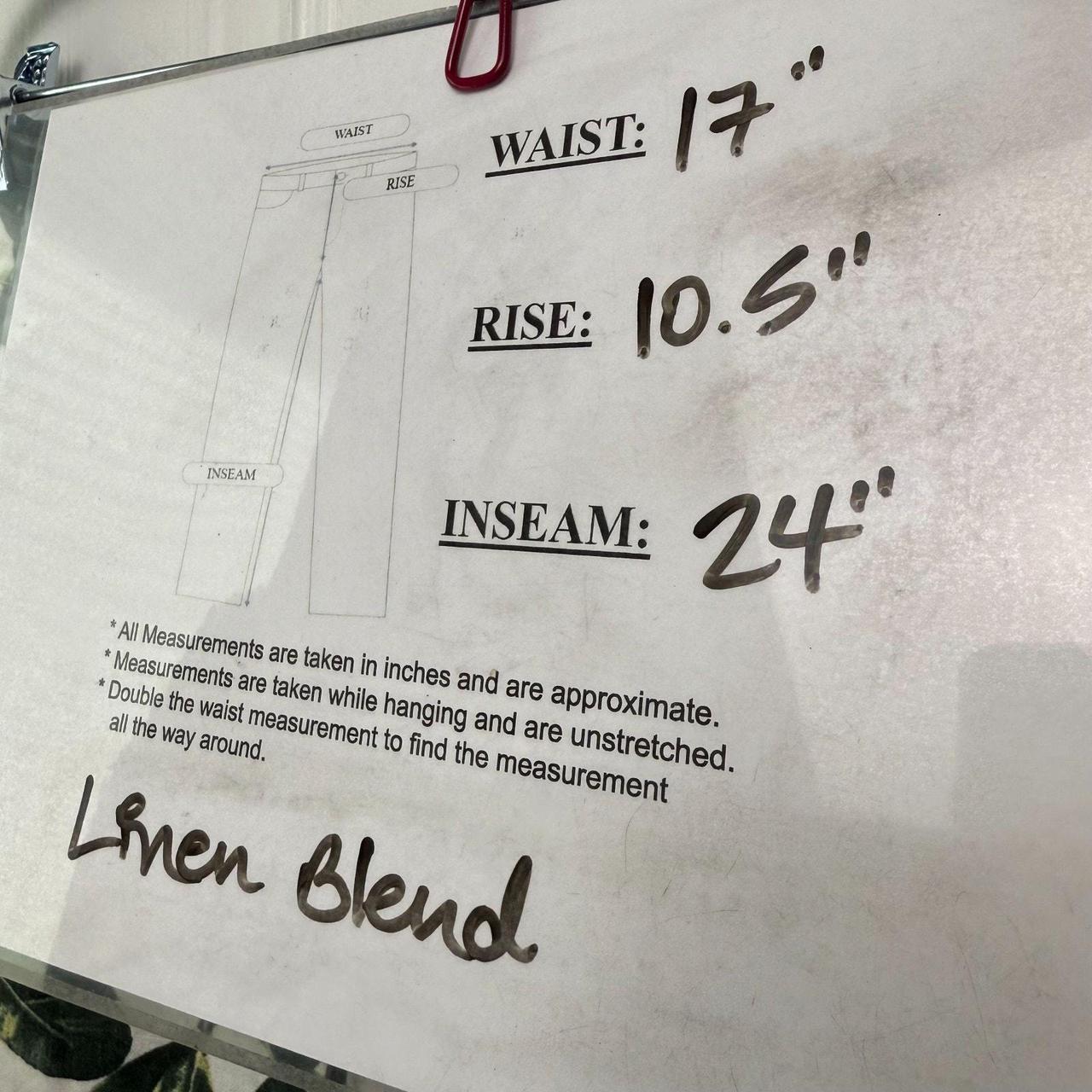 Source Unknown Women's Pants - Green/White - M – … - image 8