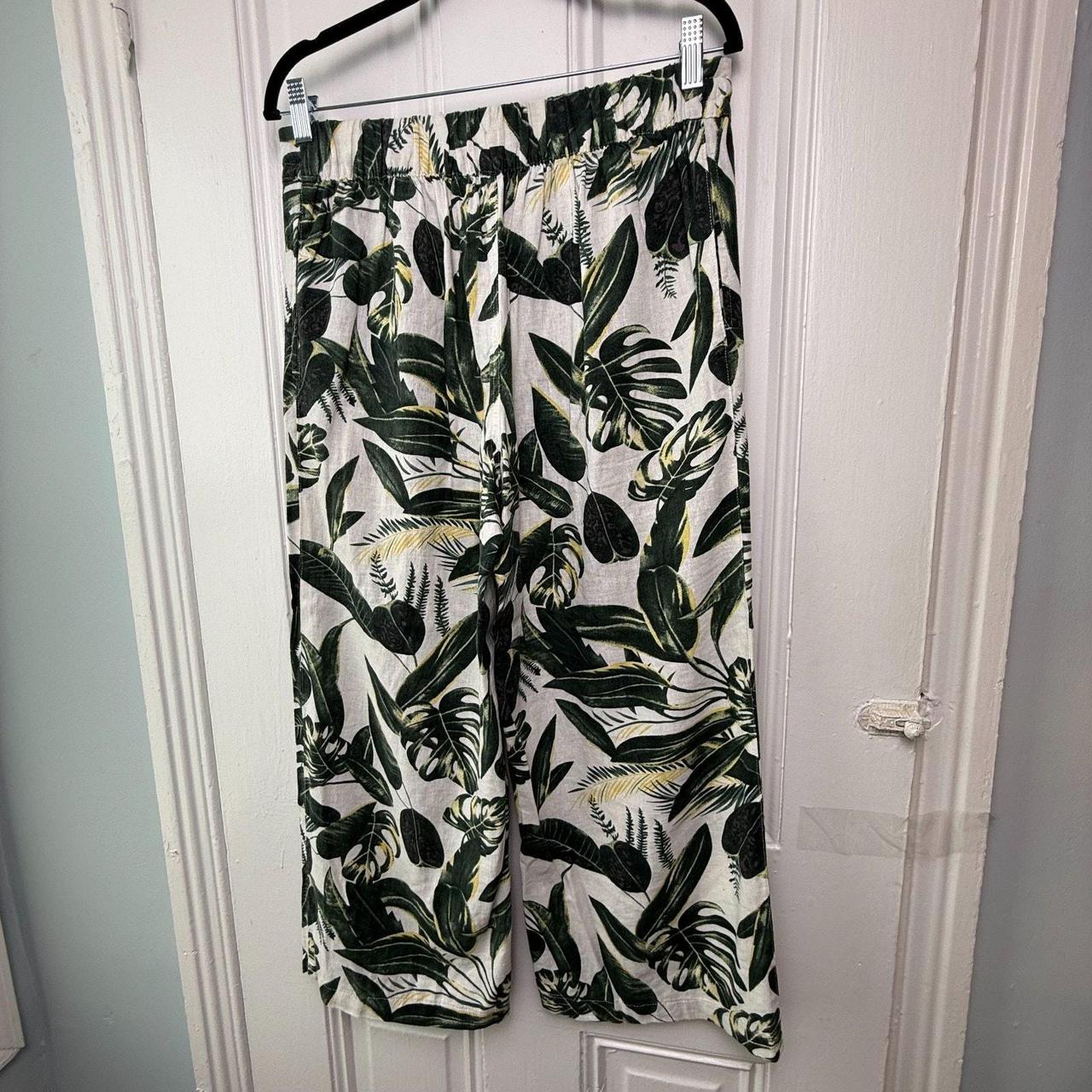 Source Unknown Women's Pants - Green/White - M – … - image 7