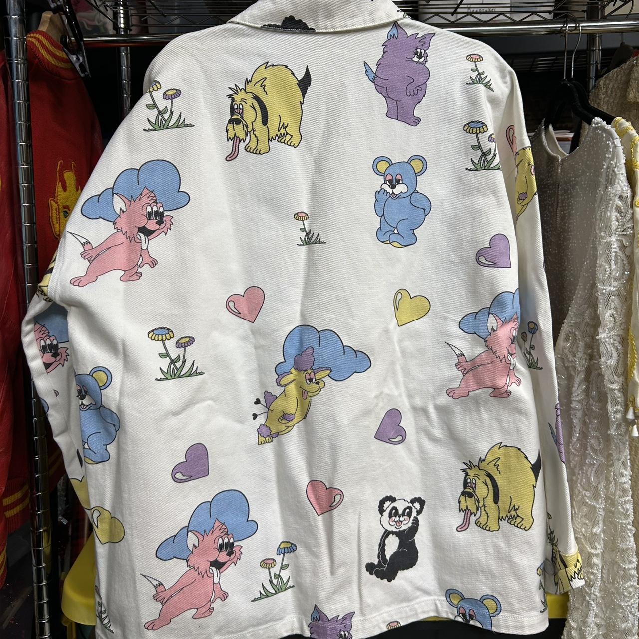 Lazy Oaf Women's Jacket - White/Multi - L – Lazy … - image 2