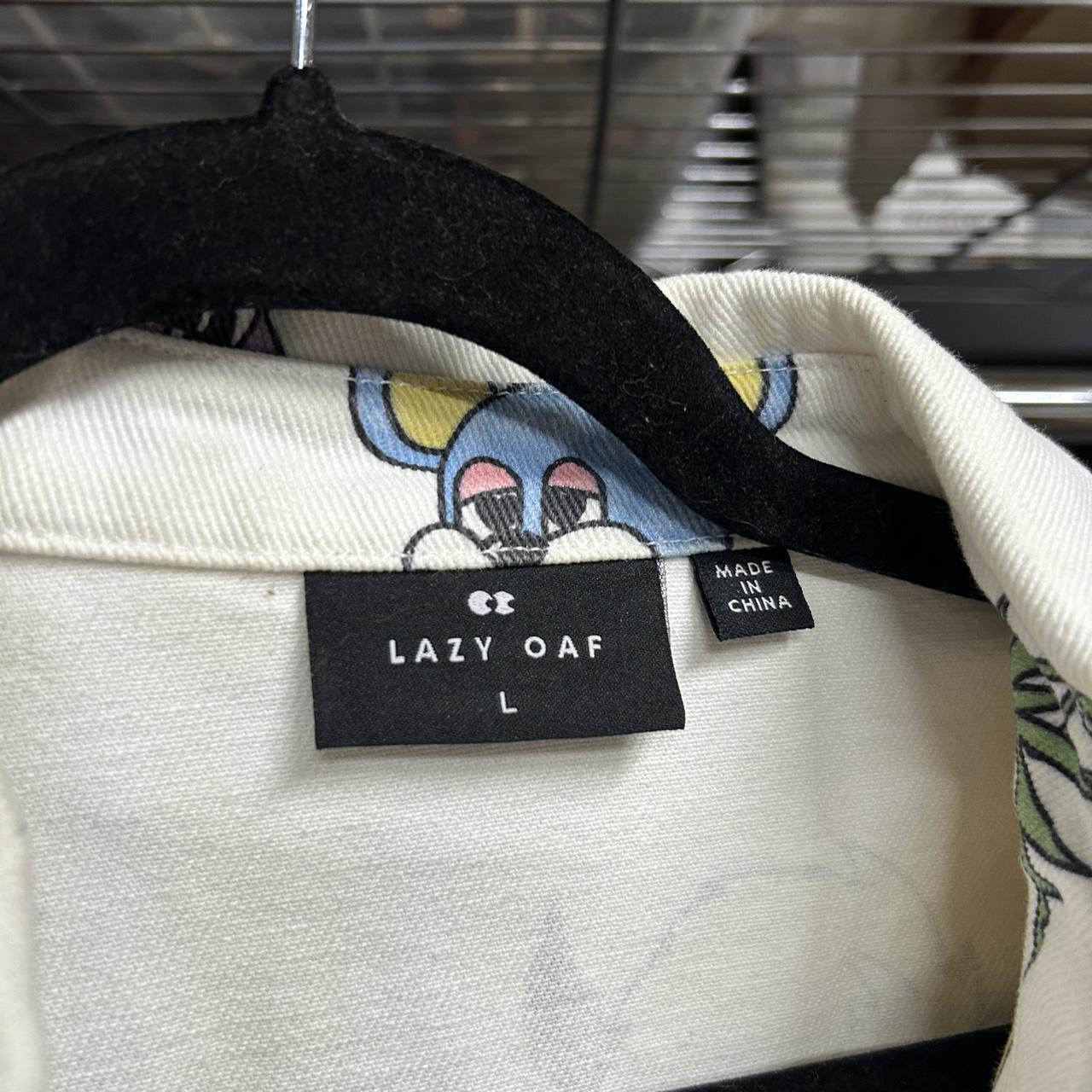 Lazy Oaf Women's Jacket - White/Multi - L – Lazy … - image 3