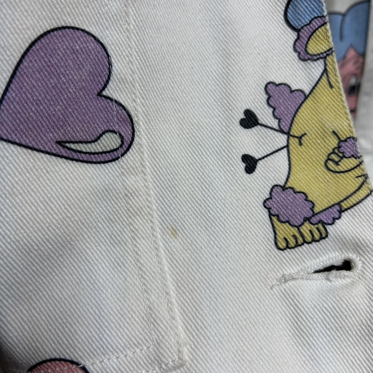 Lazy Oaf Women's Jacket - White/Multi - L – Lazy … - image 4