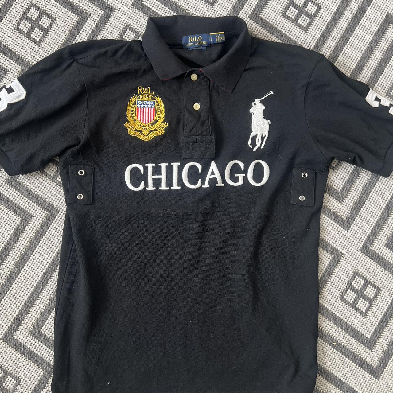 Chicago Polo Ralph Lauren Chief Keef style 🌟 Size L... - Depop