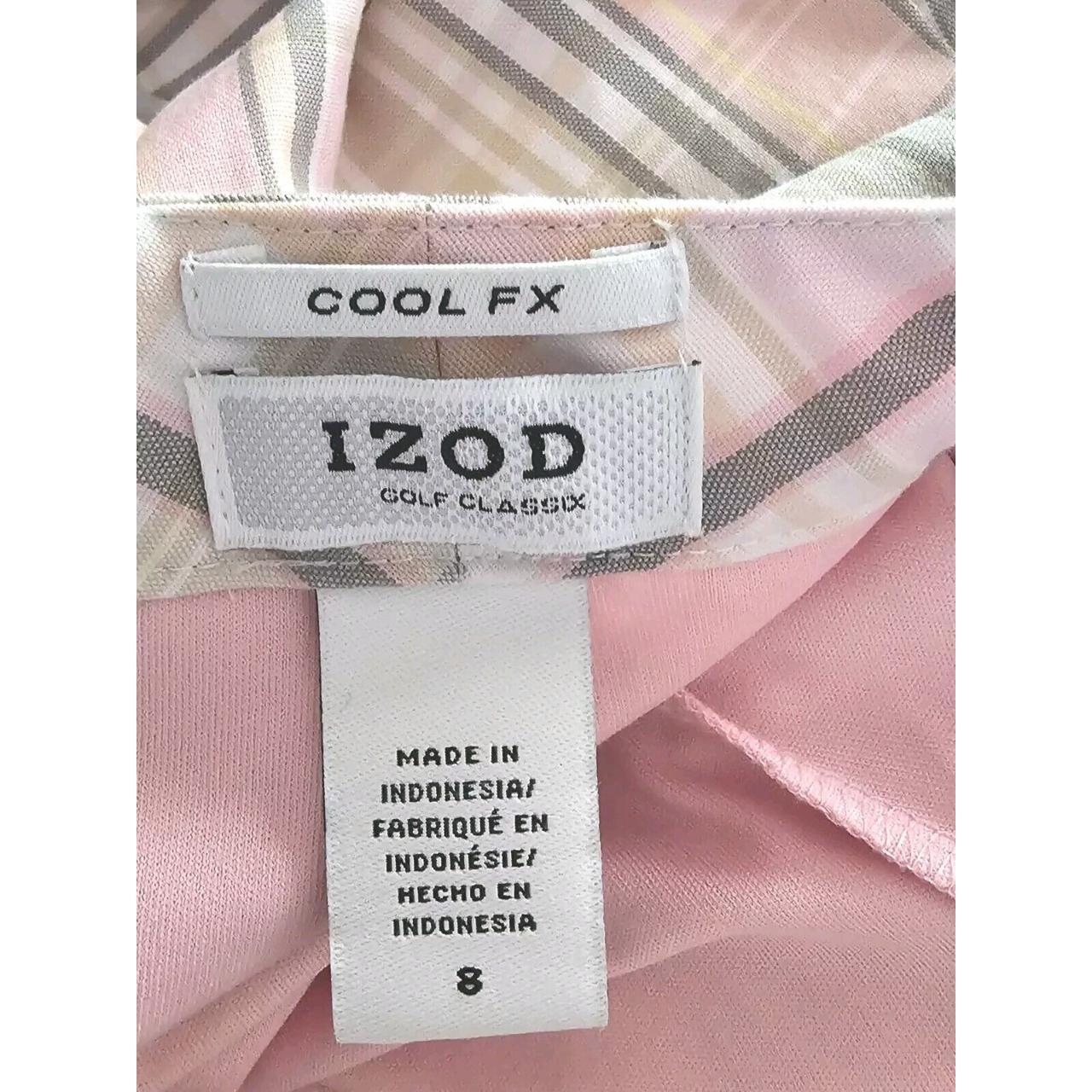 Izod Golf Classix Women Size 12 Multi Color Pink... - Depop