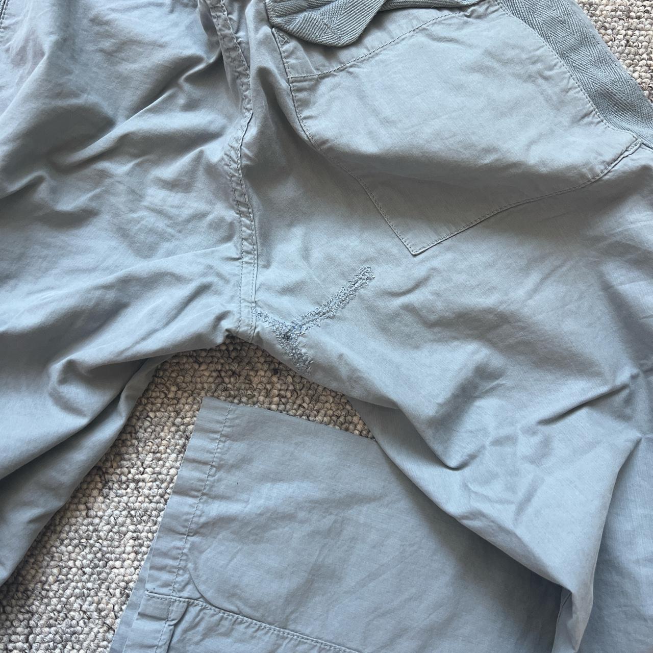 STONE ISLAND JUNIOR GREY CARGO TROUSERS Would fit a... - Depop