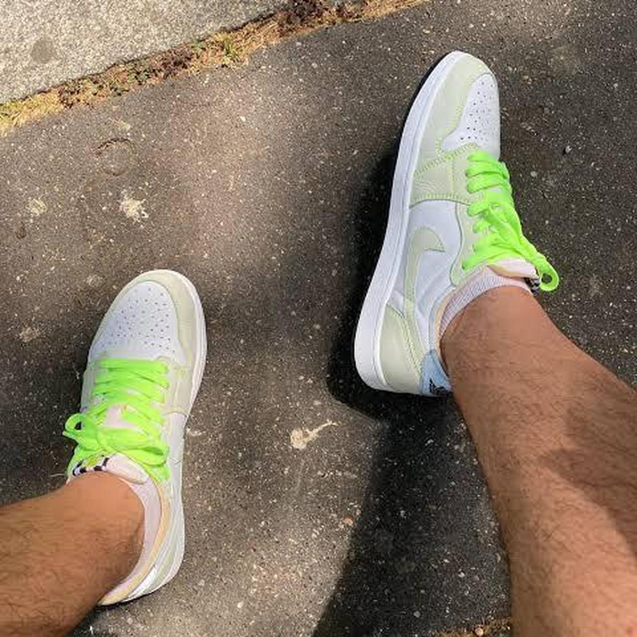 Air Jordan Low Ghost Green Depop