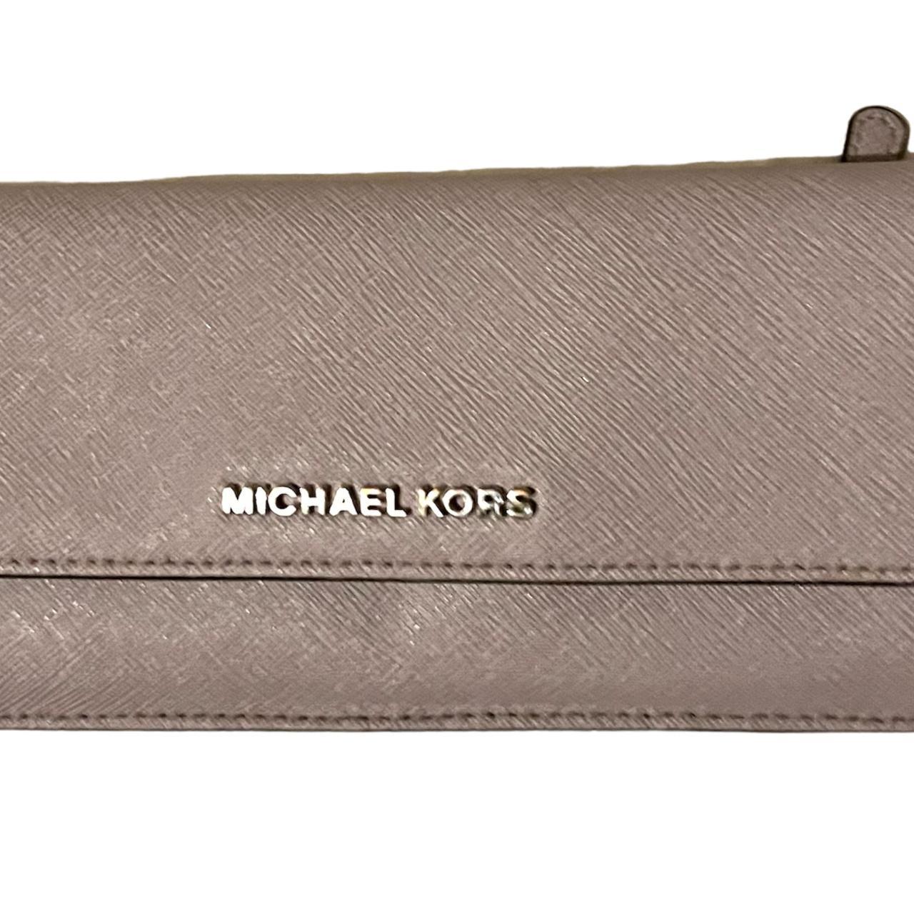 Michael kors purple wallet hotsell