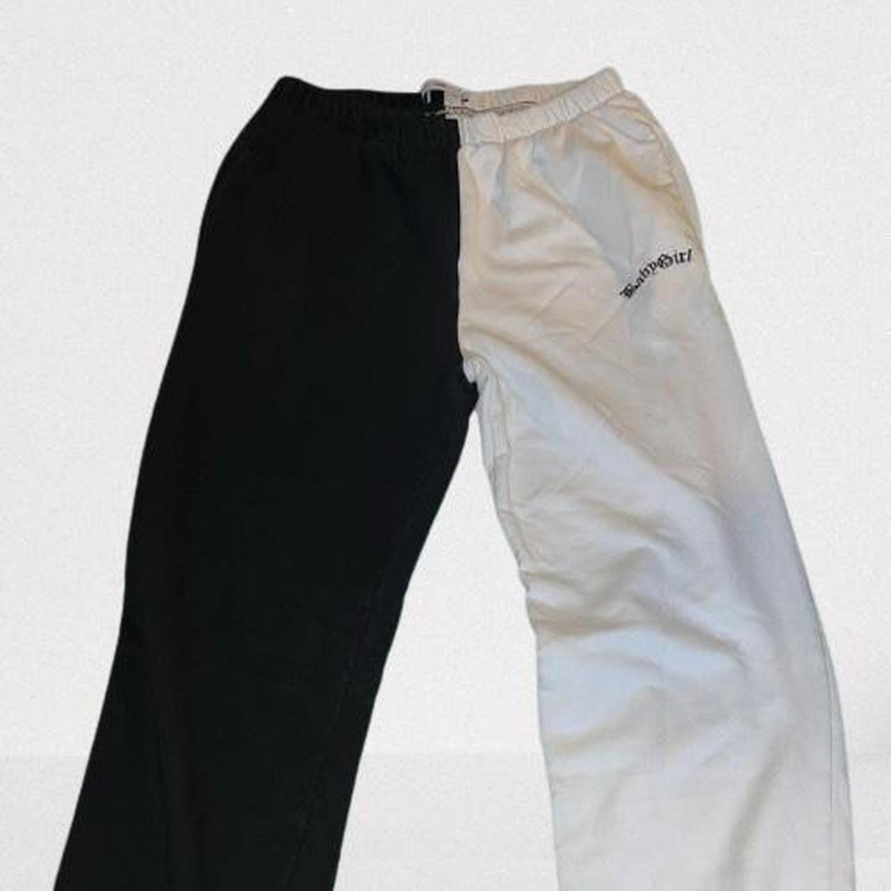 Adika black and white sweatpants sale
