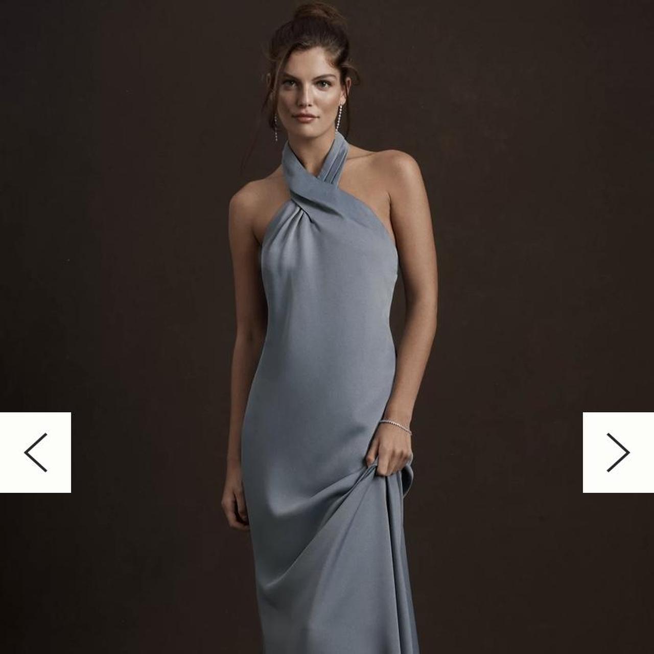 Depop Bhldn Grey Dress Mini Dress Eliza Dress Bhldn BHLDN Eliza