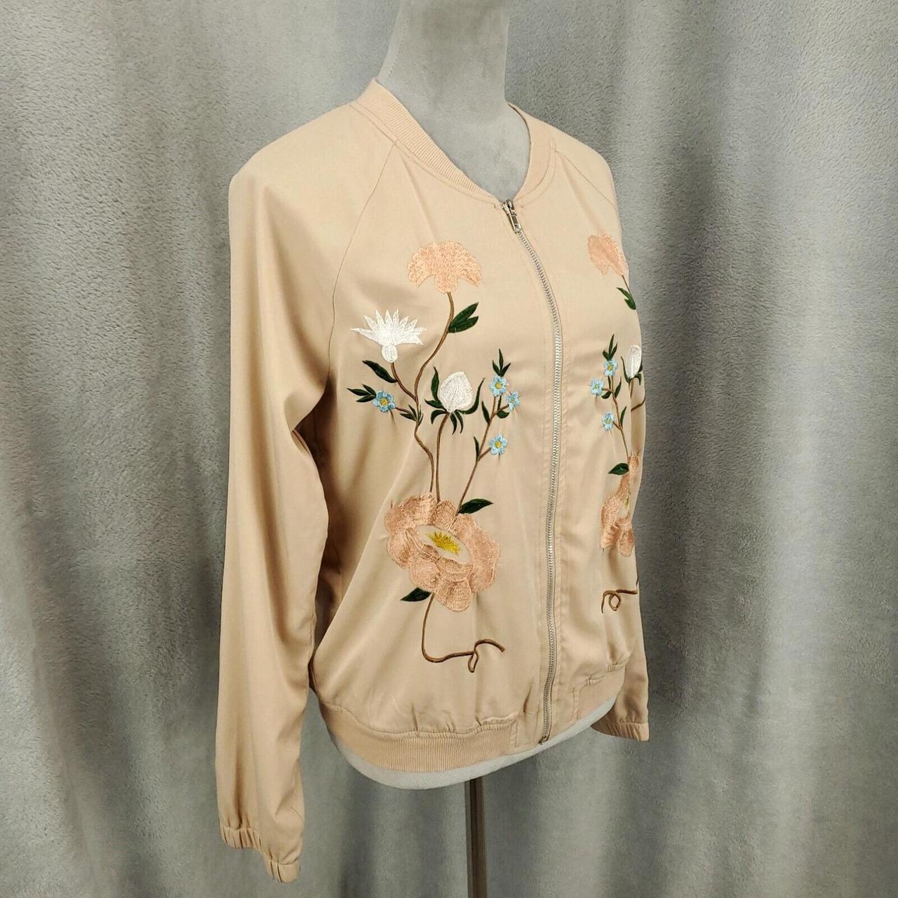 Ci Sono Originals Jacket Womens L Blush Embroidered. Depop