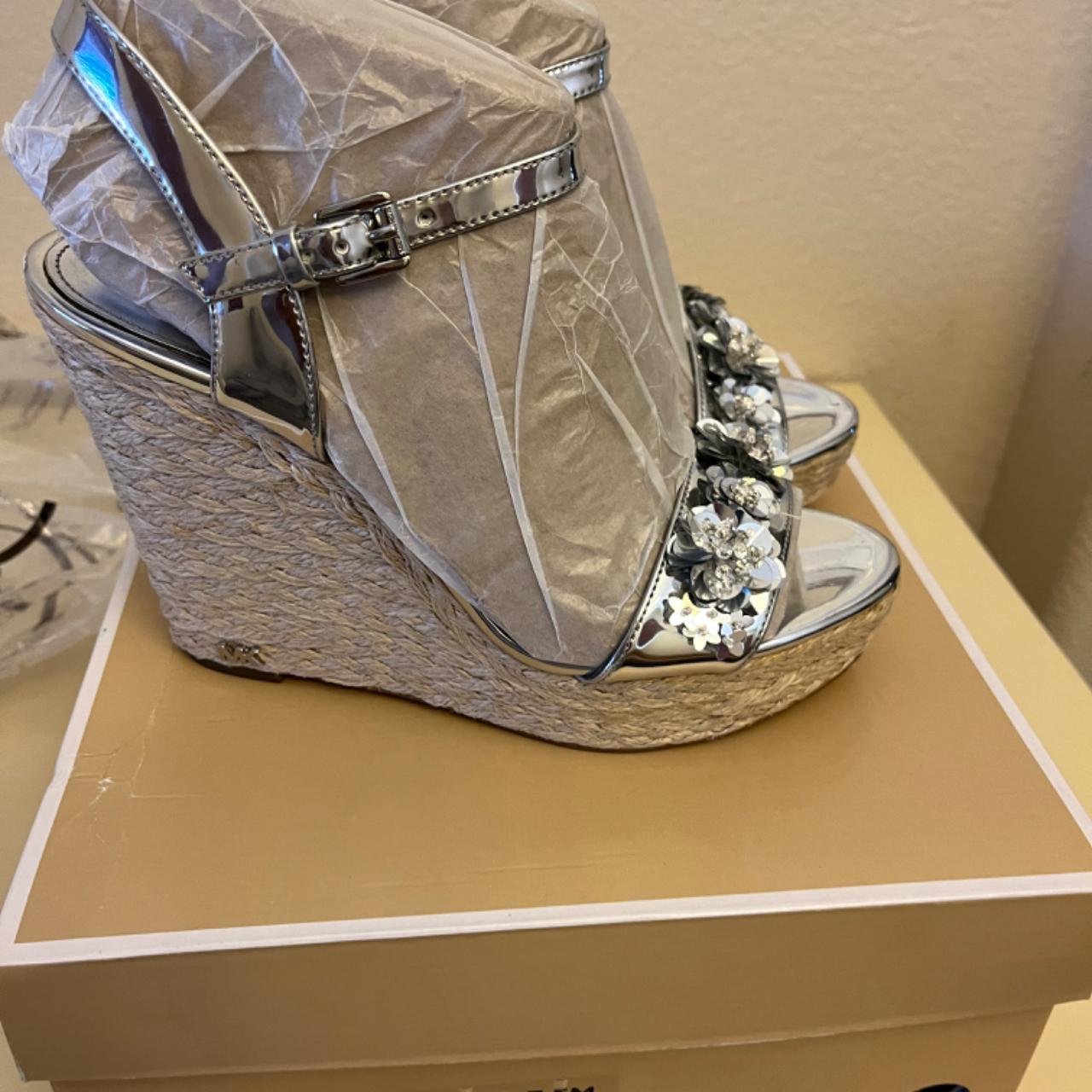 Brand new in box. Michael Kors Jill Wedge Sandal. Depop