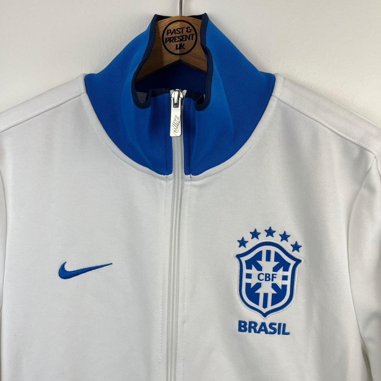 00s NIKEナイキ トラックジャケット ブラジル 海外 CBF BRASIL NIKE - ナイキトラックジャケット ブラジル代表 サッカー