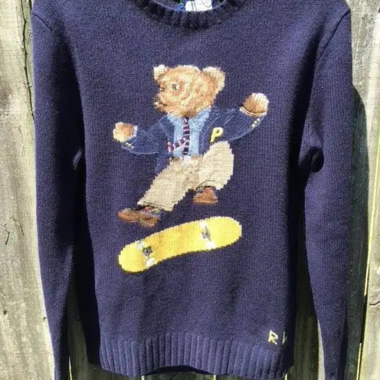 Palace ralph lauren skate polo bear nehme sweater