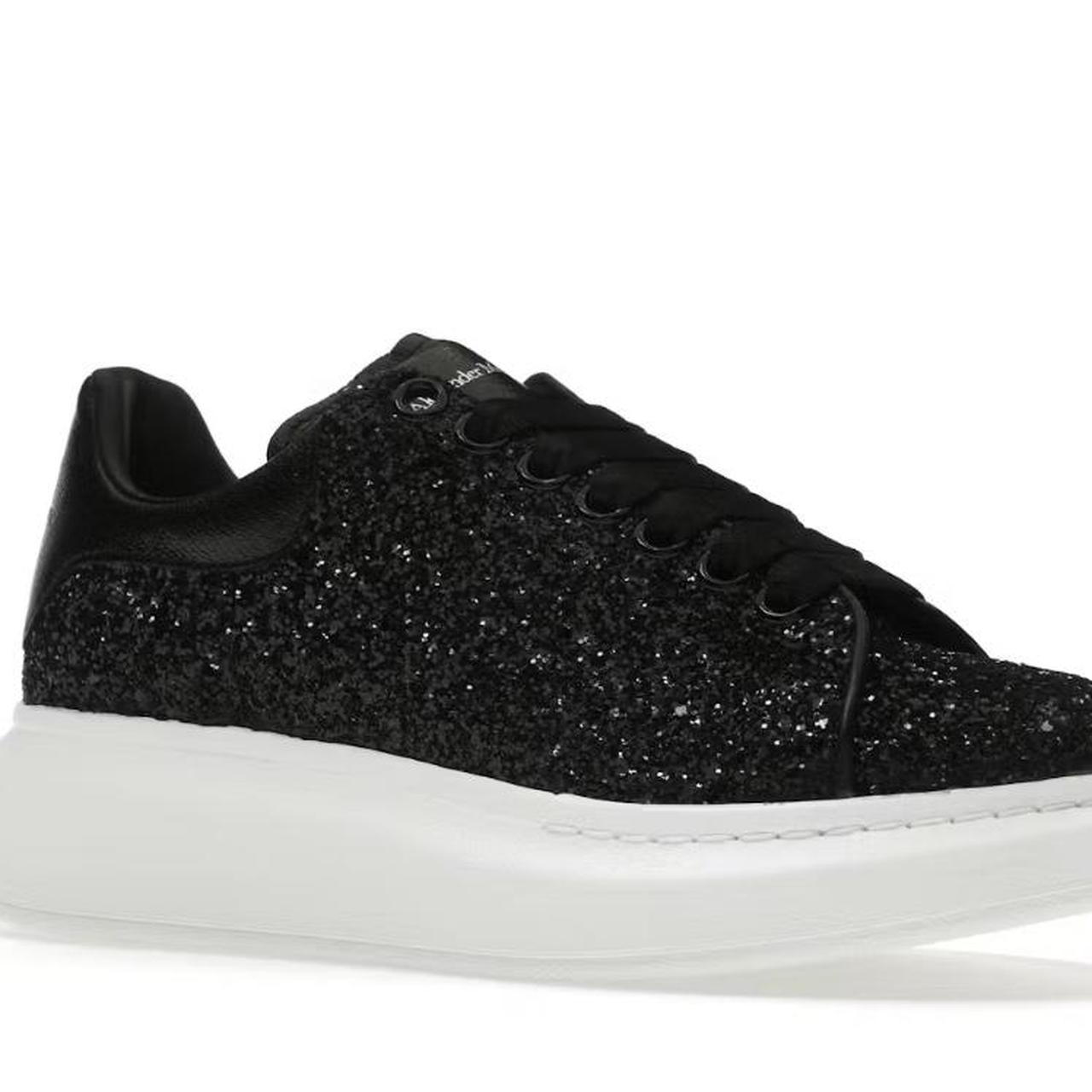 Depop Black Sparkly Alexander Mcqueen Trainers Alexander McQueen