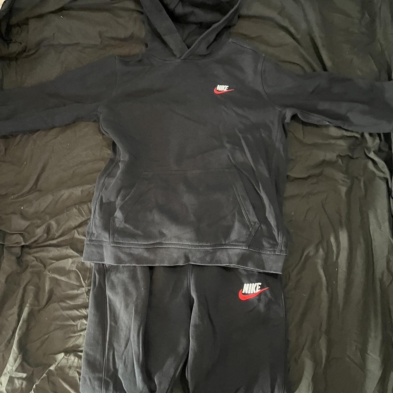 Nike Joggers Grey Nike Tracksuit With Red Tick Nike Tracksuit XS