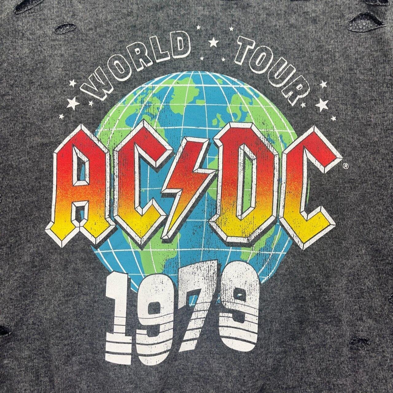 AC DC 1979 World Tour Sweater 2021 Size 2XL Retro... | Depop