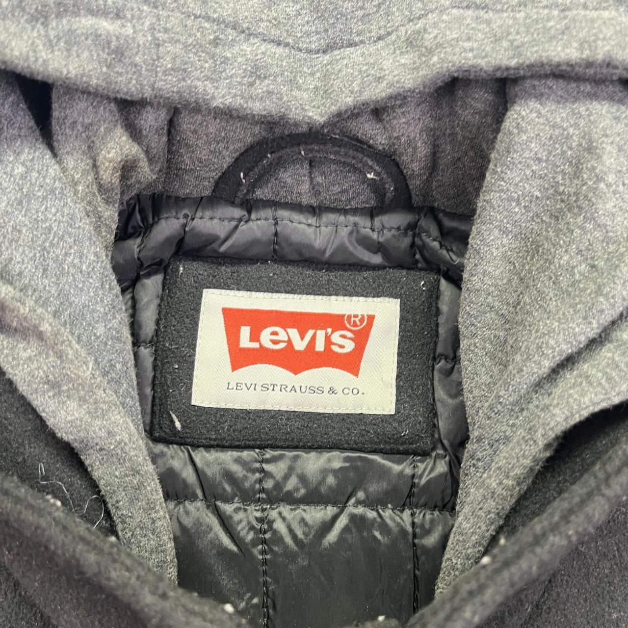 Preloved Men's Bomber Jacket - Black/Grey - S – L… - image 4