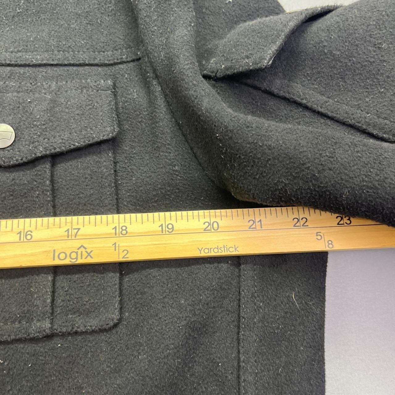 Preloved Men's Bomber Jacket - Black/Grey - S – L… - image 3