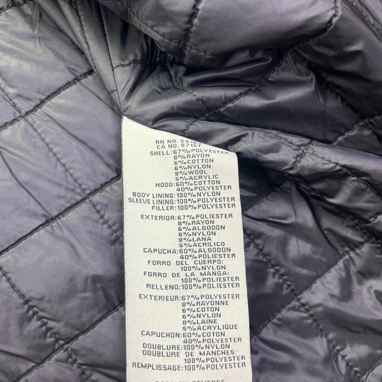 Preloved Men's Bomber Jacket - Black/Grey - S – L… - image 5