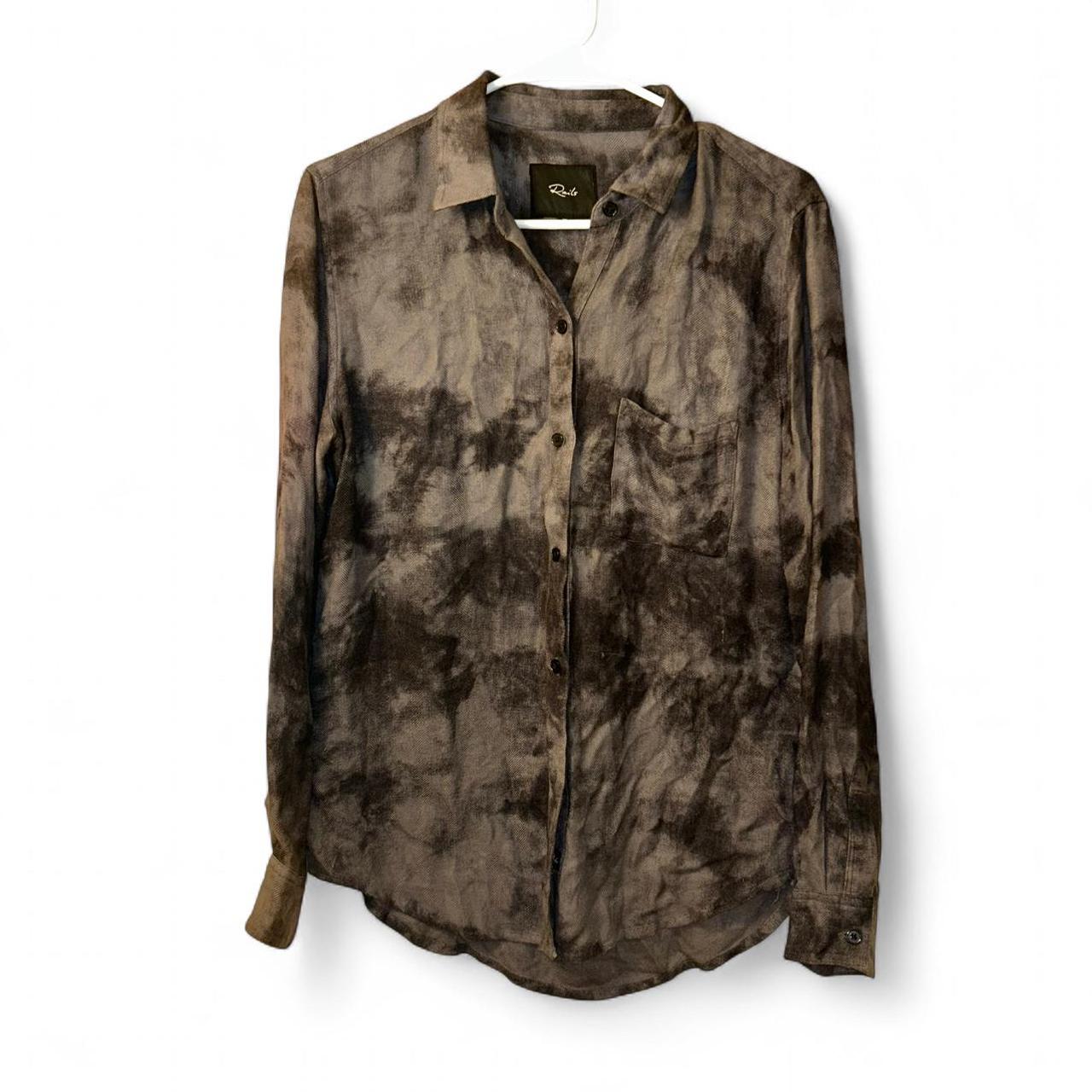 Rails Women's Top - Brown/Grey - XS – RAILS Hunte… - image 1
