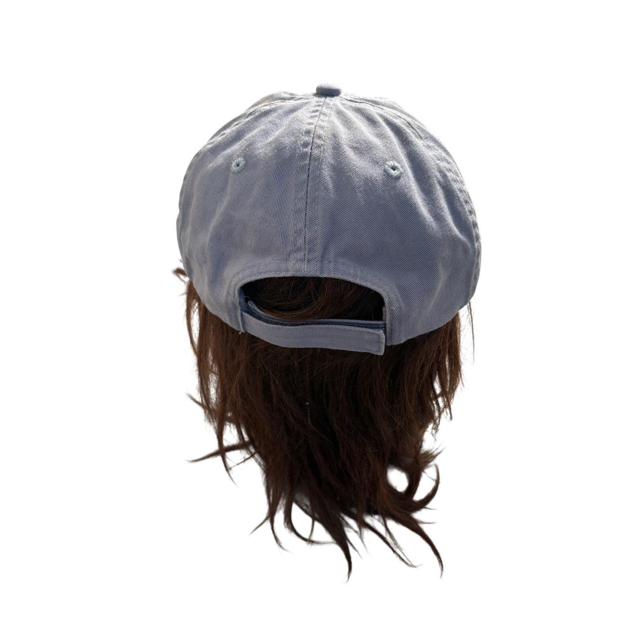 Source Unknown Men's Hat - Blue – Leather Patch T… - image 4