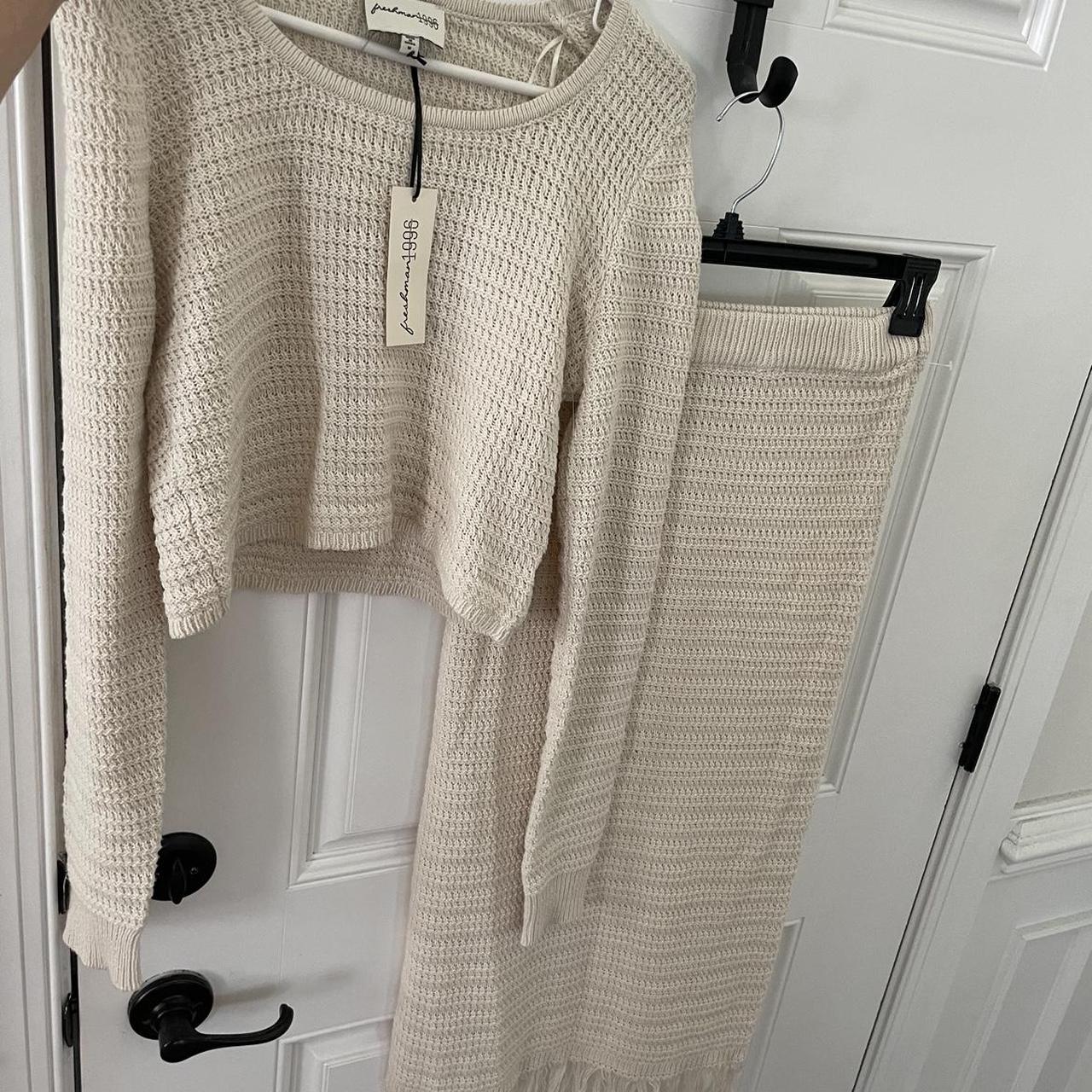 andmary Sara knit set up べーじゅ ANDMARY】Sara knit set up