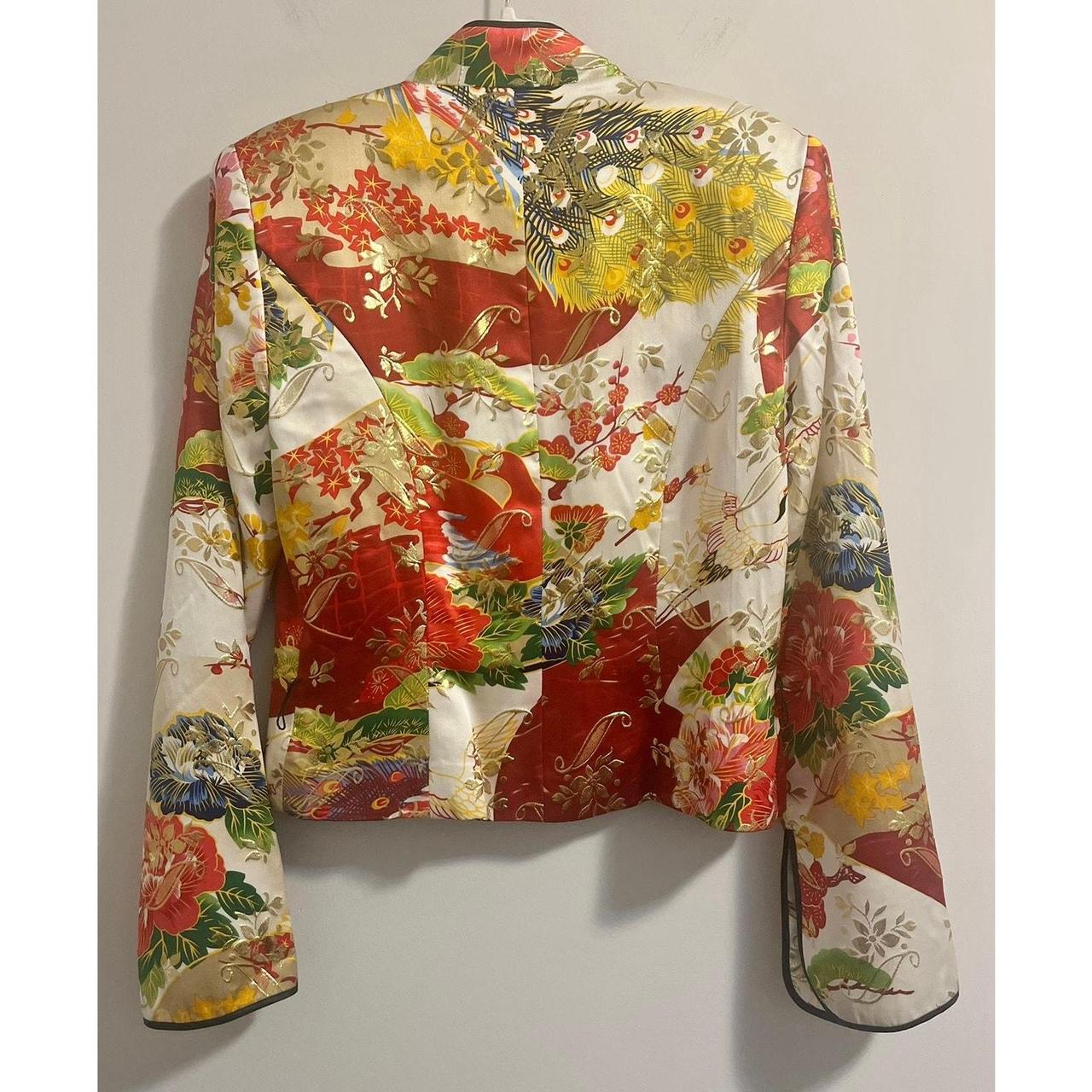 JS Collections Women's Jacket - Multi/Cream - 8 –… - image 2