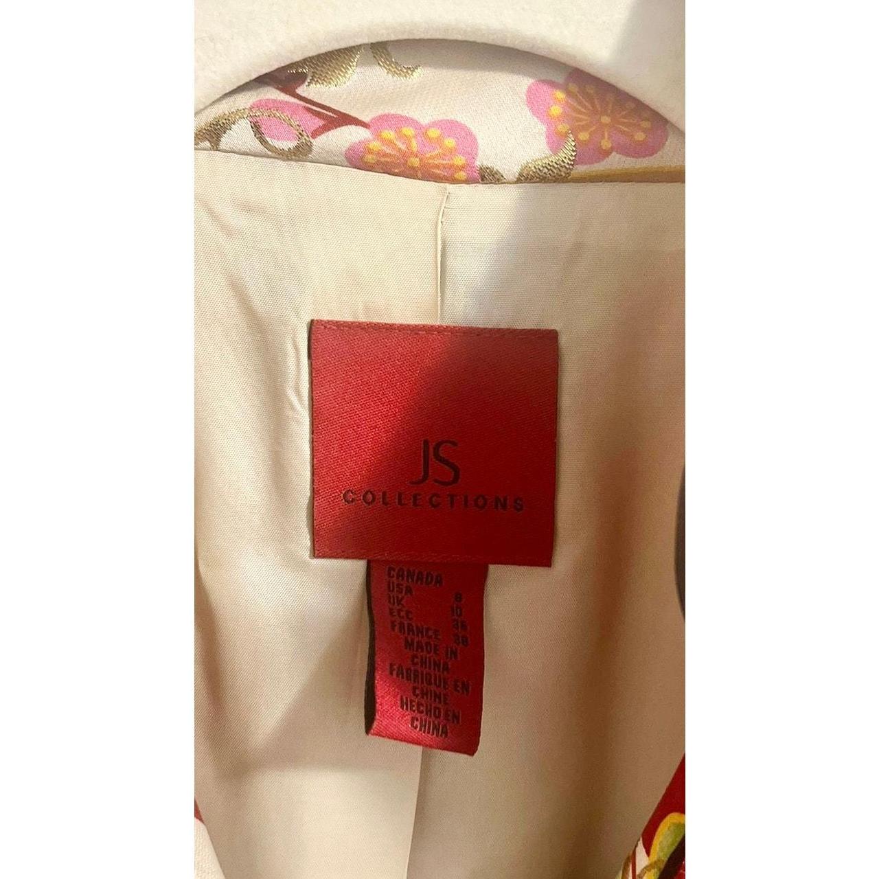 JS Collections Women's Jacket - Multi/Cream - 8 –… - image 3