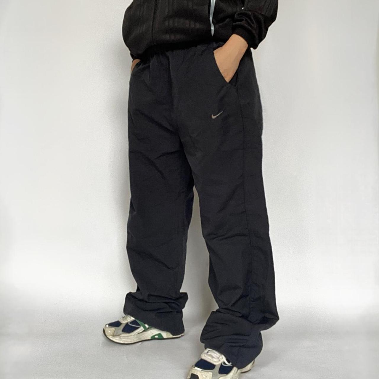 Vintage y2k early 2000s Nike tracksuit bottoms /... Depop
