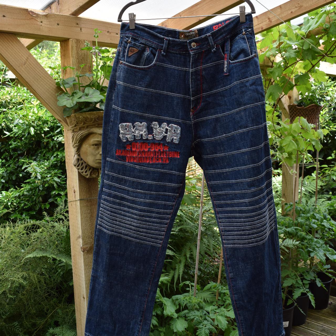 *extremely rare* akademiks denim embroidered