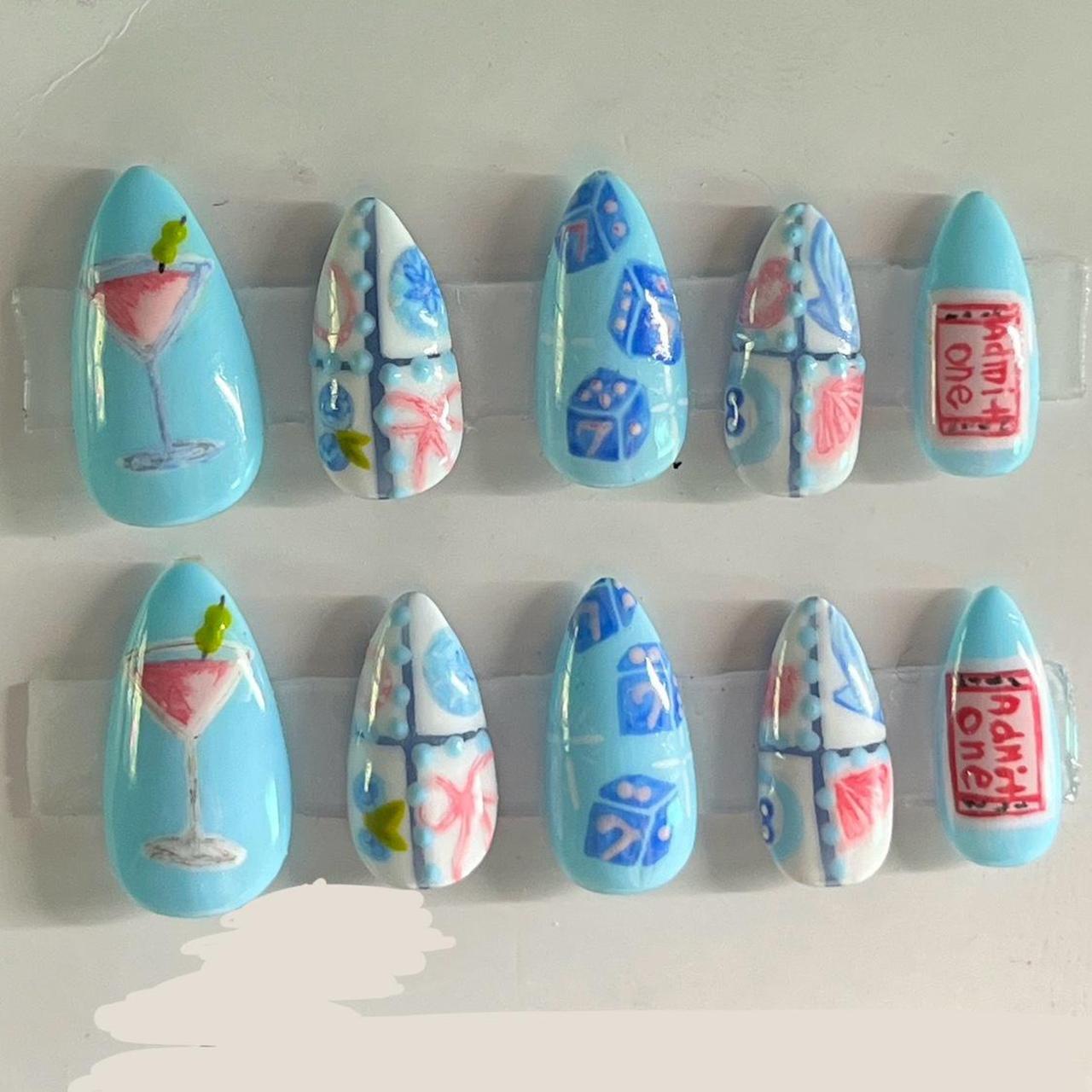 3 custom online press on nail sets