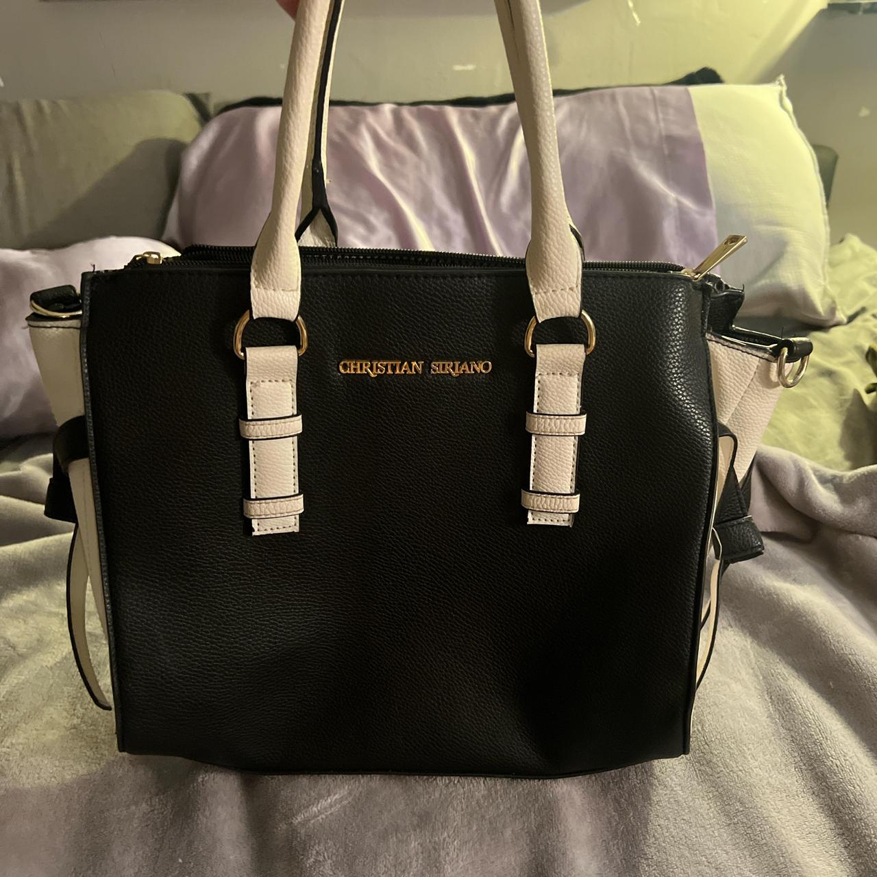 Christian Siriano Women s Bag Black White