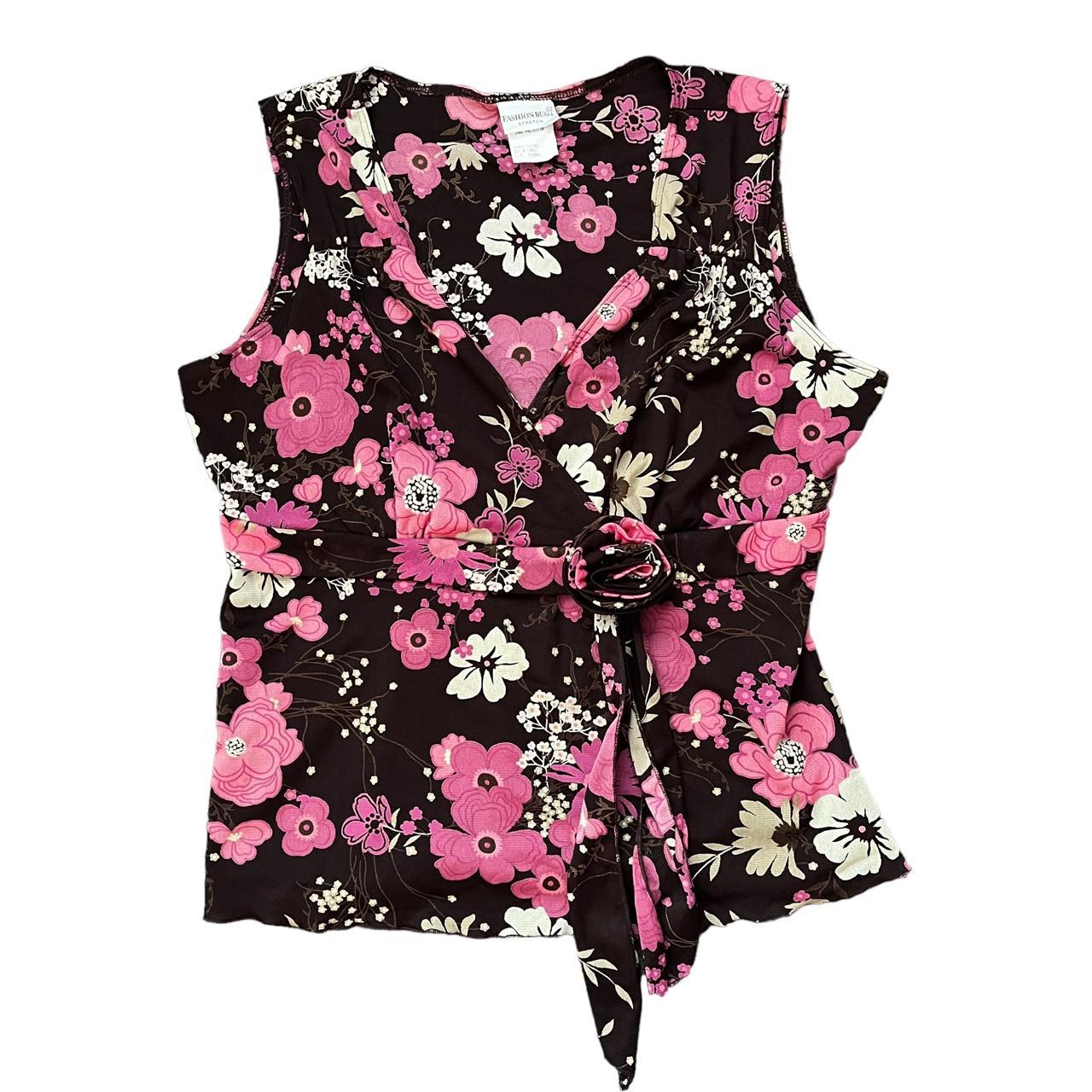 Fashion Baby Women's Brown and Pink Vest