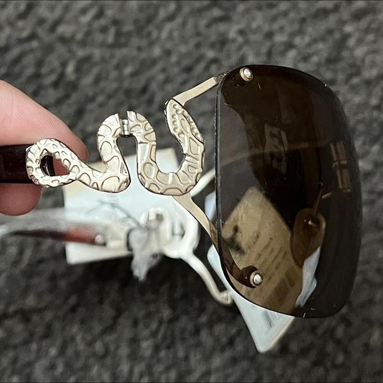 🤎 90’s Roberto Cavalli Snake Sunglasses 🤎 NWT,... - Depop