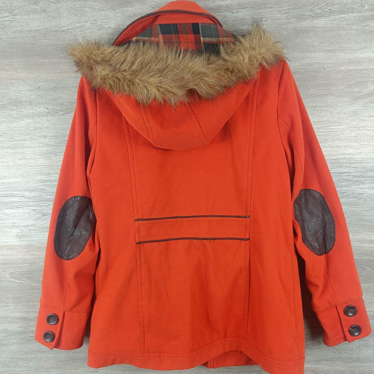 New look orange coat best sale