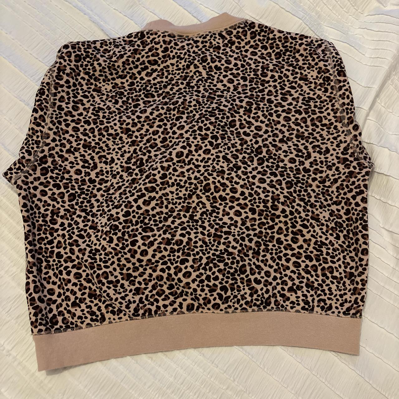nike jumper leopard print tick