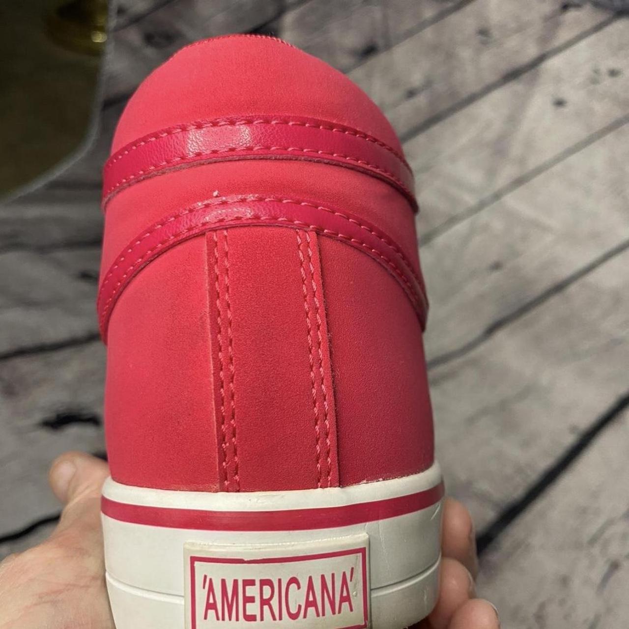 ADIDAS AMERICANA MID VULC Hot PINK MID BASKETBALL. Depop