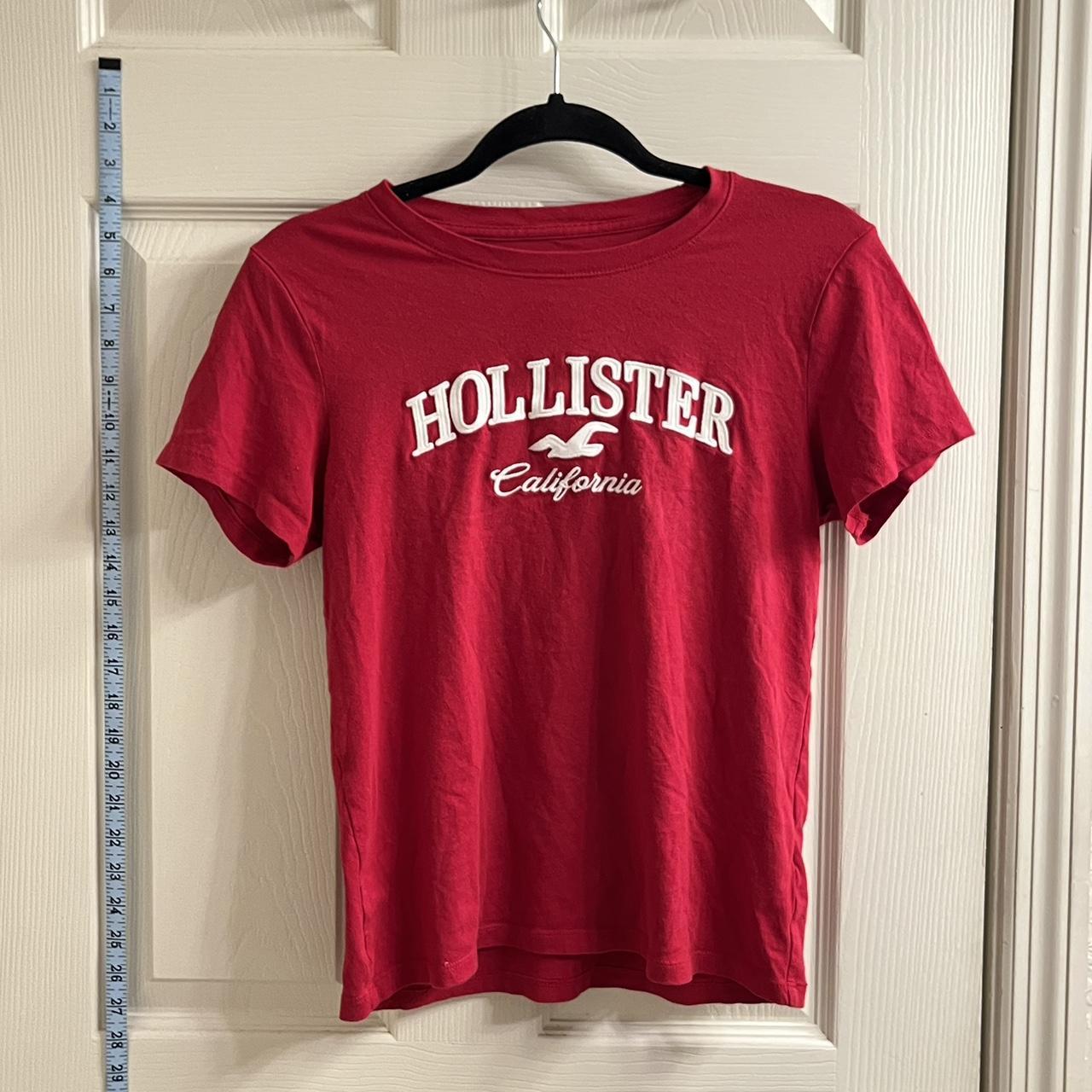 HOLLISTER red california shirt Size S Very. Depop