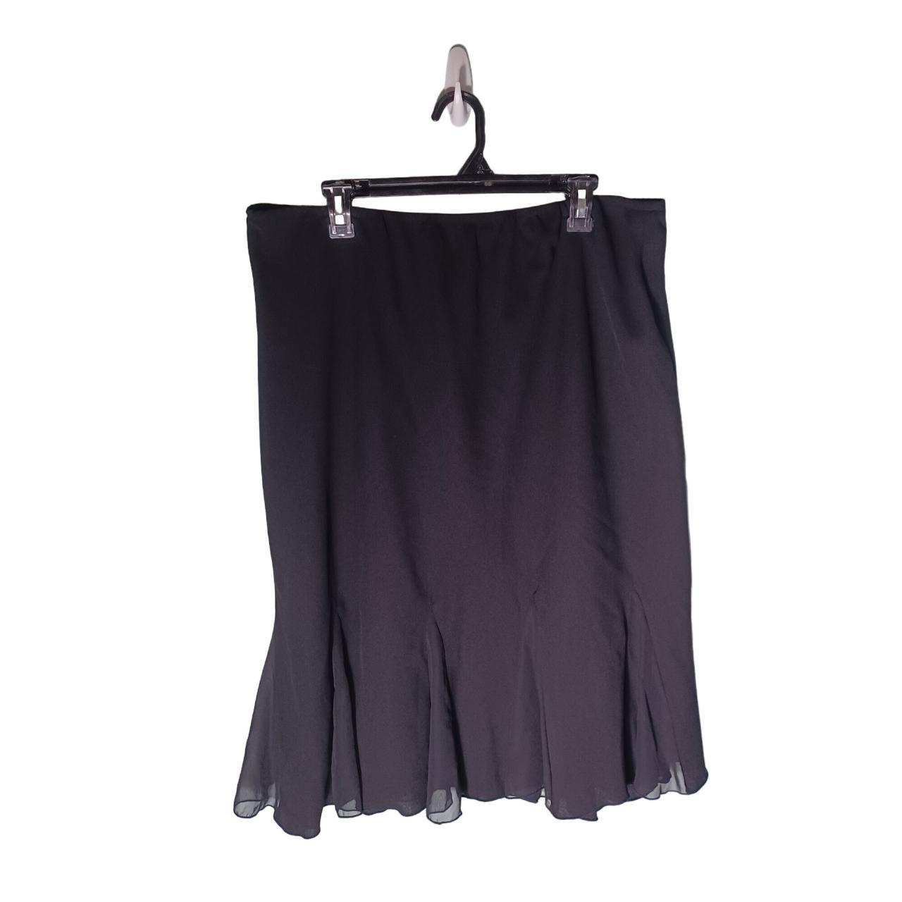 Black midi skirt size 22 best sale